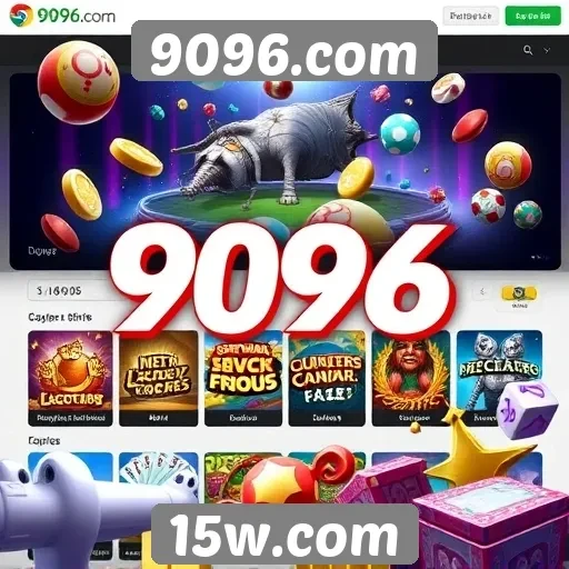 Opcões de jogos disponíveis em 9096.com