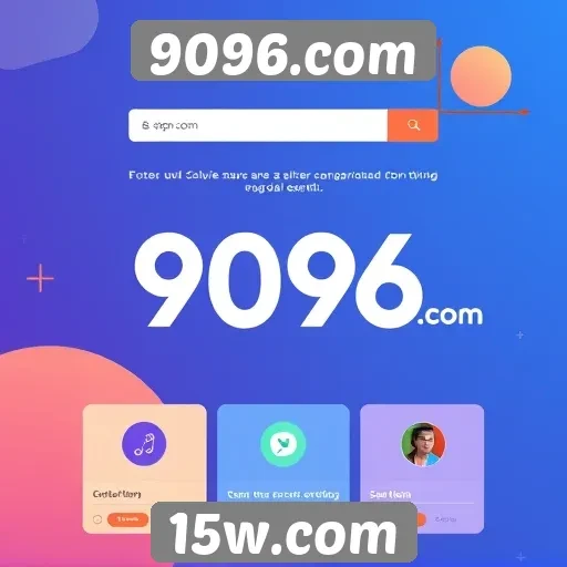 Navegação e design do 9096.com para usuários